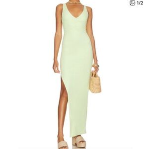 Riot Swim Midori Deep V Maxi Dress